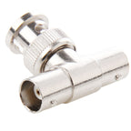 100 PCS UG274U BNC T Type One Male to Dual BNC Female Connector Adapter, UG274U