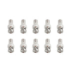 10 PCS BNC Plug to F Jack Connector, Comes in Durable Construction, BNC Plug