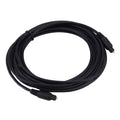 Digital Audio Optical Fiber Toslink Cable, Cable Length: 5m, OD: 4.0mm (Gold Plated), 5m