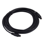 Digital Audio Optical Fiber Toslink Cable, Cable Length: 5m, OD: 4.0mm (Gold Plated), 5m