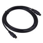 Digital Audio Optical Fiber Toslink Cable, Cable Length: 2m, OD: 4.0mm (Gold Plated), 2m