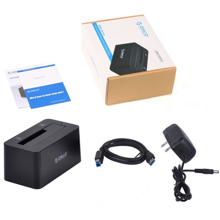 ORICO 6619US3 5Gbps Super Speed USB 3.0 to SATA Hard Drive Docking Station for 2.5 inch / 3.5 inch Hard Drive, 6619US3