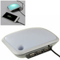 3 USB HUB with LED Light, Cable Length: 1m