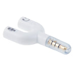 3.5mm Stereo Male to 3.5mm Headphone & Mic Female Splitter Adapter