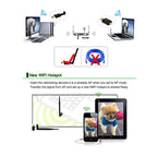 EDUP EP-N1581 Mini USB Wifi 802.11n/g/b 300Mbps 2.4GHz Wireless Adapter External Antenna, EP-N1581