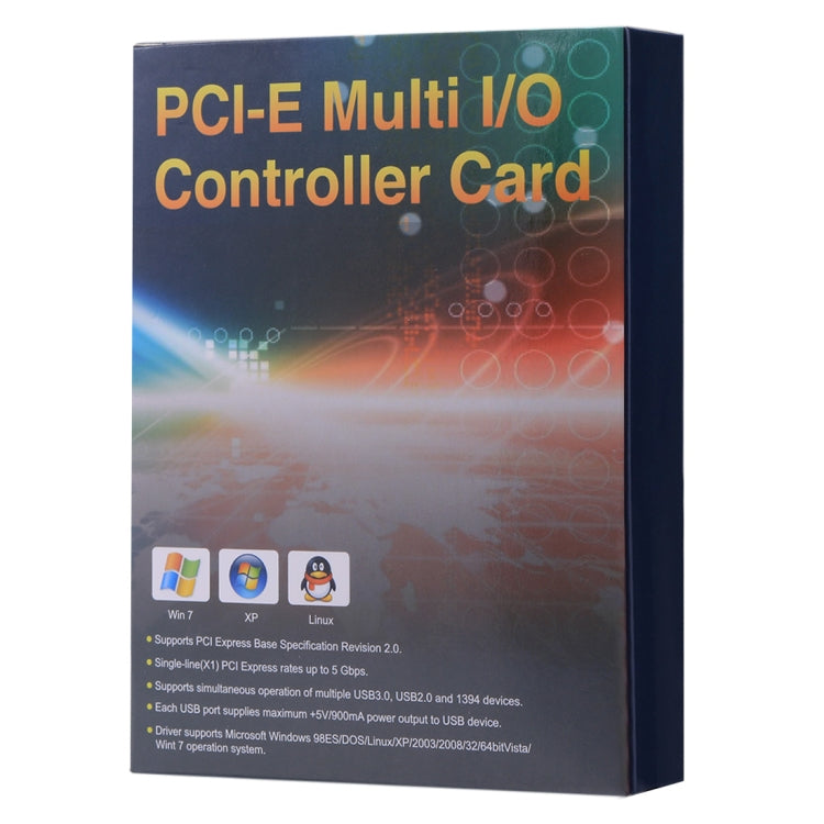 USB 3.0 4 ports PCI-E Express Controller Card 5Gbps, 4 Ports USB 3.0