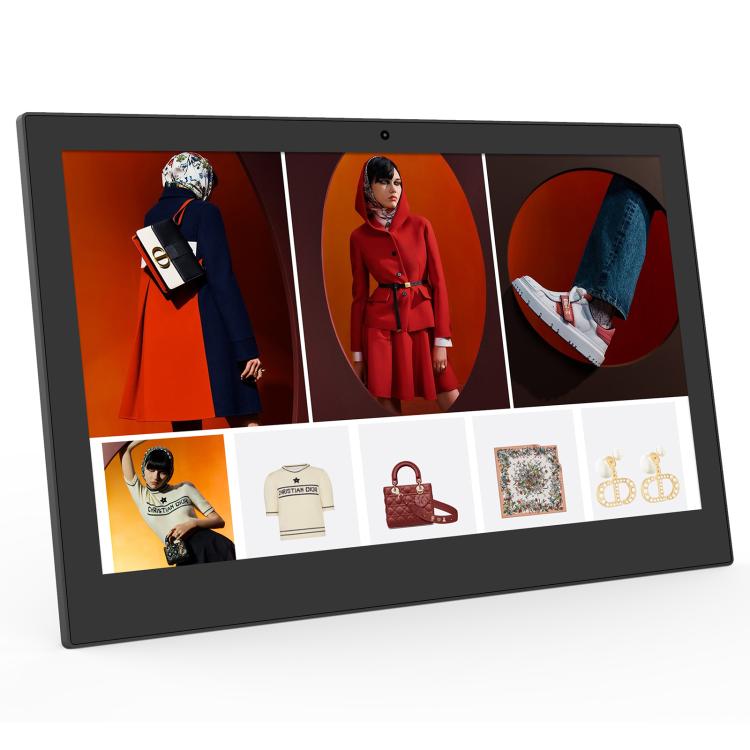 WF1418T Touch Screen All in One PC with Holder, 2GB+16GB, 14 inch IPS Android 11 RK3568 Quad-core, Support Bluetooth, WiFi, SD Card, USB OTG, 14 inch 2GB+16GB