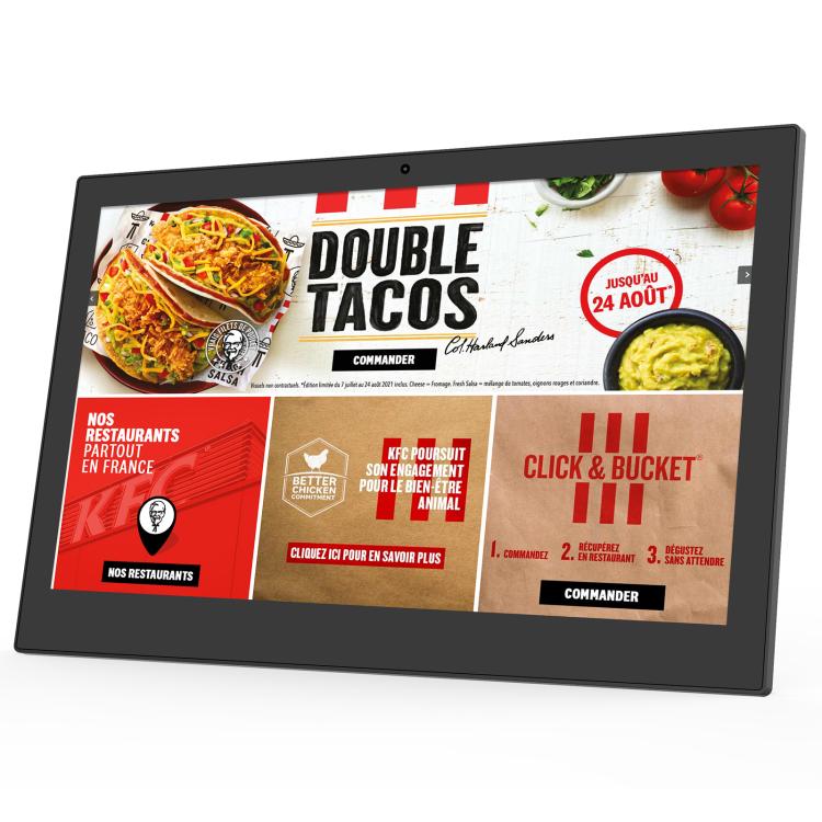 WF1418T Touch Screen All in One PC with Holder, 2GB+16GB, 14 inch IPS Android 11 RK3568 Quad-core, Support Bluetooth, WiFi, SD Card, USB OTG, 14 inch 2GB+16GB