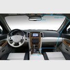 G832 HD 1080P 4.3 inch Screen Display Rearview Mirror Vehicle DVR, Novatek 96223 Programs, 170 Degree A+ Wide Angle Viewing, Support Loop Recording / Motion Detection Function, G832