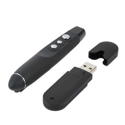PP-1000 Multimedia Presentation Remote PowerPoint Clicker 2.4GHz RF Laser Pointer with USB Receiver