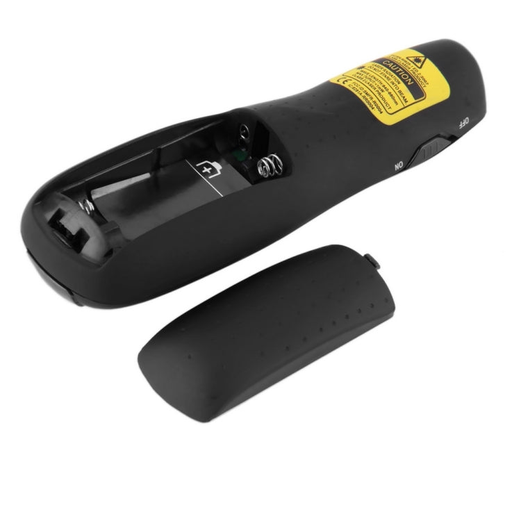 Multimedia Presenter with Laser Pointer & USB Receiver for Projector / PC / Laptop, Control Distance: 15m (R400)