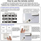 Chunghop K-1028E 1000 in 1 Universal A/C Remote Controller with Flashlight, K-1028E with Flashlight