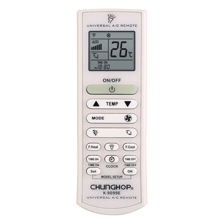 Chunghop Universal A/C Remote Control (K-9099E), K-9099E