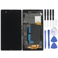 LCD Display + Touch Panel with Frame  for Sony Xperia Z / L36H / C6603 / C6602, For Xperia Z, Xperia Z / L36h (Purple)