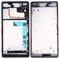 Front Housing LCD Frame Bezel Plate  for Sony Xperia Z3 / L55w / D6603, For Xperia Z3