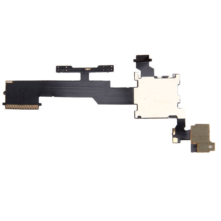 Volume Control Button & SD Memory Card Slot Flex Cable  for HTC One M8, For One M8