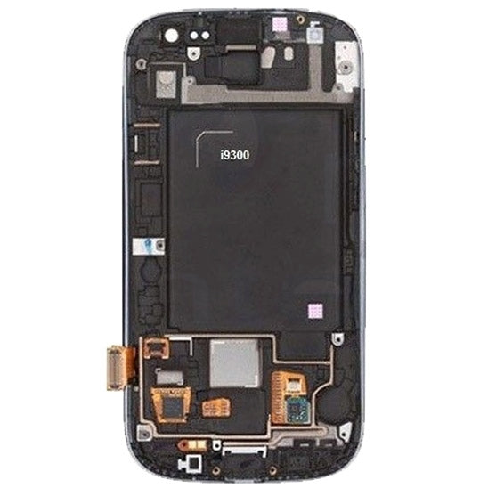 Original LCD Screen and Digitizer Full Assembly with Frame for Samsung Galaxy SIII / i9300, For Galaxy SIII / i9300