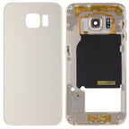 For Galaxy S6 Edge / G925 Full Housing Cover (Back Plate Housing Camera Lens Panel + Battery Back Cover ) , For Galaxy S6 edge, For Samsung Galaxy S6 edge