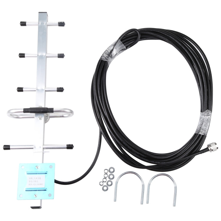 824-960MHZ GSM Yagi Antenna 12 dBi N Male Connector, Cable Length: 15m, 824-960MHZ, N Male connector