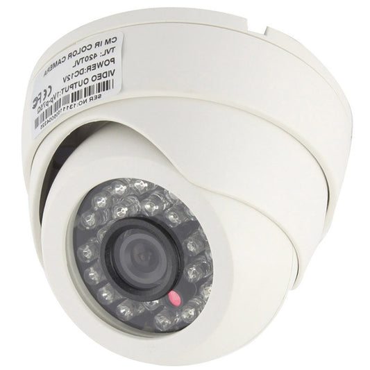 CMOS 420TVL 3.6mm Lens ABS Material Color Infrared Camera with 24 LED, IR Distance: 20m, with 24 LED