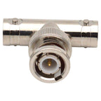 T-Type BNC Plug To 2 BNC Jack Connector, T-Type BNC To 2 BNC