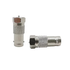 BNC Jack To F Plug Connector, BNC To F