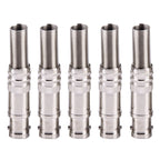 5 PCS Straight Female BNC Connector for DVR / Cable, Female BNC Connector