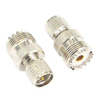 Mini UHF Male to UHF Female Connector RF Coaxial Adapter, UHF Male to UHF Female