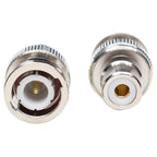 BNC Male to RCA Female Connector Coaxial Cable Adapter, Male to RCA