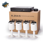 N4B3Poe 4Ch 720P P2P ONVIF 1.0 Mega Pixel IP Camera NVR Kit, Support Night Vision / Motion Detection, IR Distance: 20m, N4B3Poe/Kit