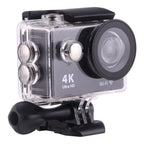 H9 4K Ultra HD1080P 12MP 2 inch LCD Screen WiFi Sports Camera, 170 Degrees Wide Angle Lens, 30m Waterproof, H9 4K (Black)