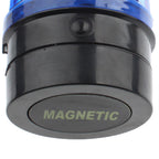 6-LED Flash Strobe Warning Light for Auto Car with Strong Magnetic Base , Blue + Black, Red + Black, Yellow + Black