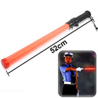 Safety Traffic 3-Mode Control Red LED Baton with Alarm Function, Length: 52cm, Length: 52cm