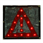 15LED Triangle Emergency Car Warning Safety Traffic Sign Red, YFY:5252