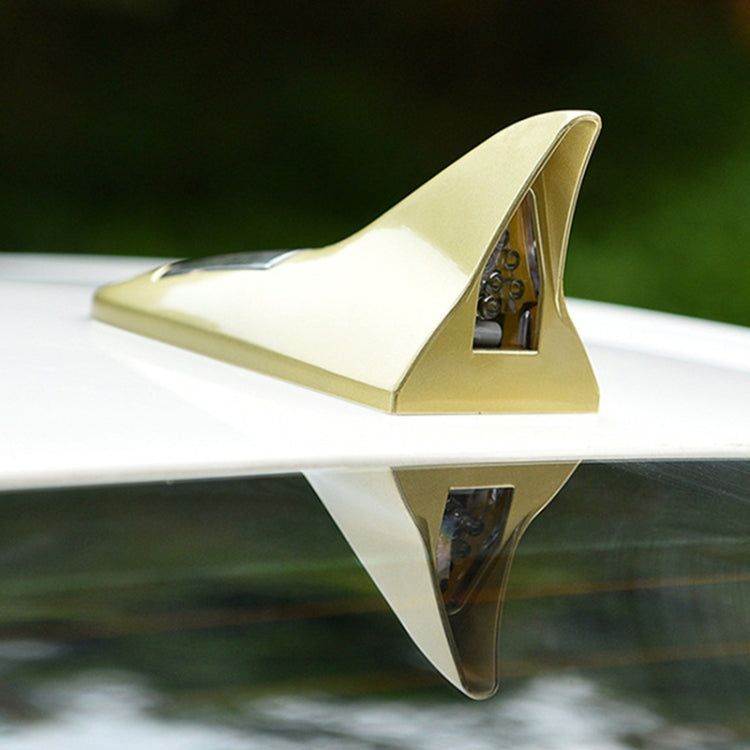 Solar Shark Fin High-positioned Alarm Light, Gold, Blue, Gray, Red