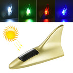 Solar Shark Fin High-positioned Alarm Light, Gold, Blue, Gray, Red