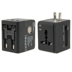 International 2.1A 2-USB EU / AU / UK / US Plug Travel Universal Adaptor, 2.1A