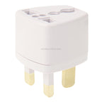 20 PCS Plug Adapter, Travel Power Adaptor with UK Socket Plug, UK Plug(20 PCS)