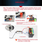 SUVPR DY-8109 500W DC 12V to AC 220V Car Power Inverter with 500mA USB Port & Universal Power Socket, 500W DC 12V to AC 220V