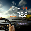 X5 HUD 3 inch Universal Multi Car Head Up Display with OBDII EOBD System, Light Sensors, Rotation Speed, Rotation Speed Unit, Unit Mark, Voltage, Water Temperature, Alarm mark, X5 HUD 3 inch