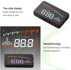 X5 HUD 3 inch Universal Multi Car Head Up Display with OBDII EOBD System, Light Sensors, Rotation Speed, Rotation Speed Unit, Unit Mark, Voltage, Water Temperature, Alarm mark, X5 HUD 3 inch
