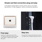 Good Quality TV Cable / Closed Line / RF Cable / RF Signal Line , Length: 10m