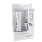 1 Port USB Network With 3 Port USB Hub To Female RJ45 Ethernet Lan Adapter Card, USB 2.0