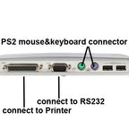 Hi-speed USB 2.0 Docking Station with 8 Ports (2xUSB 2.0 + PS2 Mouse + PS2 Keyboard + RS232 + DB25 + LAN + Upstream),Black, Docking Station (Silver), Docking Station (Black)