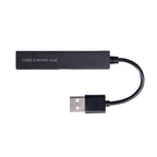 High Speed 4-Port USB 2.0 HUB, USB Splitter(Black)