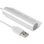 High Speed 480Mbps 4 Ports USB 2.0 HUB Mini Aluminum USB Splitter