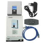 Unlocked LINKSYS SPA2102 VOIP PSTN Phone Adapter with 2x FXS + WAN Port, 2x FXS + WAN Port