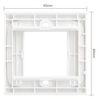 Wall Plate with Screw for Blank Inserts  - 3 Hole, Use around the world