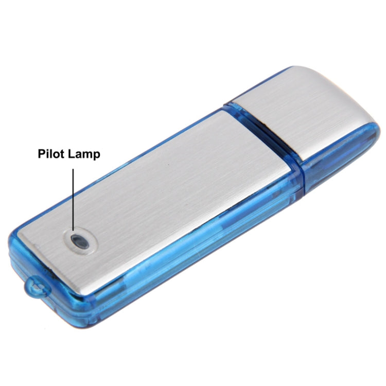 USB Voice Recorder + 8GB USB Flash Disk, 8GB (Blue)