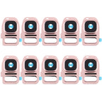 For Galaxy S7 / G930 10pcs Rear Camera Lens Cover + Flashlight Bracker, Galaxy S7, For Galaxy S7 / G930, For S7 / G930 Lens Cover Black, For Samsung Galaxy S7 / G930